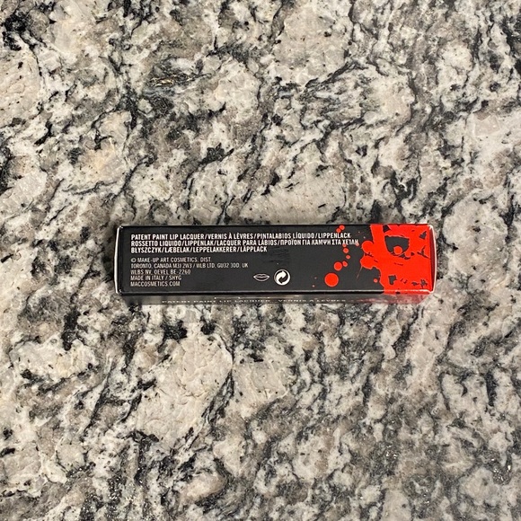 MAC Paint Lip Lacquer in Red Enamel #590 - Picture 3 of 5